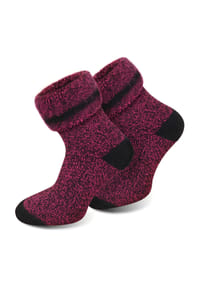 POLAR HUSKY® - 1 Paar Wintersocken Extrem Hot - Blau-Block gestreift