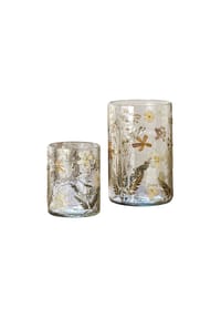 LOBERON - Vase 2er Set Coudrisse klar/bunt - klar/bunt