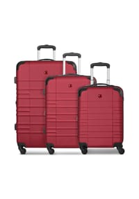 WENGER® Amplar Evo - Amplar Evo 4 Rollen Kofferset 3-teilig mit Dehnfalte - navy blue