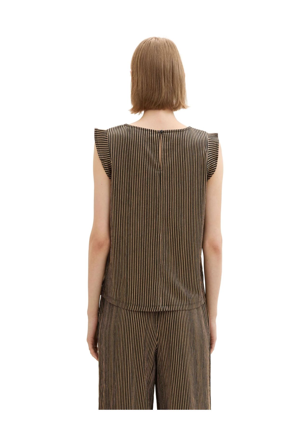 DENIM TOM TAILOR Top, Flügelärmel, für Damen | GALERIA