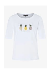 MORE & MORE - T-Shirt, Halbarm, für Damen - 0010 WHITE