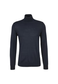 JOOP! - Herren Strickpullover - JK-04Donte, Rollkragen, Feinstrick, Wolle, uni - Blau