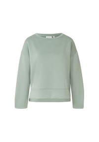 comma, - Sweatshirt, Faltendetail, für Damen - 6211 BLUE GREEN