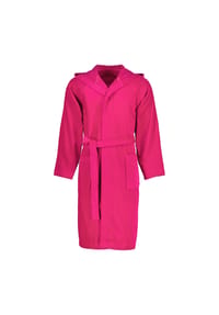 VOSSEN® - Bademäntel unisex Kurzmantel mit Kapuze Texas cranberry - 3770 - rosa