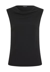 MANGUUN collection - Shirt, Wasserfall-Ausschnitt, Damen - 1 BEIGE