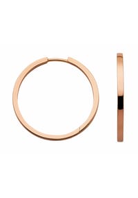 Adelia's - Damen 925 Silber Ohrringe   Creolen Ø 26 mm - rose