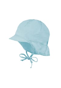 maximo® - GOTS BABY-Schildmütze kurzer Nackenschutz, Waschoptik, Bindeband - dogwood