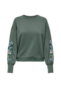 ONLY® - Sweatshirt "Brooke", Rippbündchen, für Damen - 177911007 BLACK/S