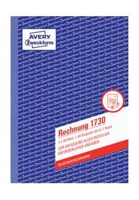 AVERY® Zweckform - Rechnung 1730, 2x40 Blatt - 