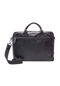 strellson HYDE PARK - Laptoptasche, Leder, Laptopfach 18,4", für Herren - 900 SCHWARZ