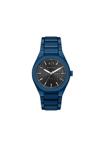 ARMANI EXCHANGE - Armani Exchange Herrenuhr Sync mit drei Zeigern, Tag- und Datumsanzeige, blau, Edelstahl, AX4299 - Blau