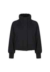BlondeNo8 - Jacke JUDY mit Kunstfell-Kragen - BLACK BROWN