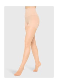 ITEM m6 - Invisible Control Top Komfort-Kompressions-Strumpfhose, 15 den, für Damen - 255  POWDER