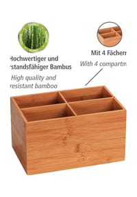 WENKO Bambus Box "Terra", 4 Fcher Terra | GALERIA