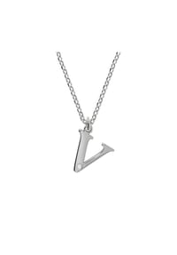 diamonds by Ellen K. - Halskette 925/- Sterling Silber 1 Diamant 0,008ct. - weiß