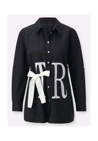 Witt - Longbluse - kirsche-schwarz