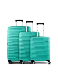 AMERICAN TOURISTER Roadrush - Roadrush 4 Rollen Kofferset 3-teilig mit Dehnfalte - aqua turquoise