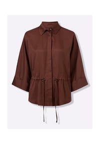 heine - Hemdbluse - schoko
