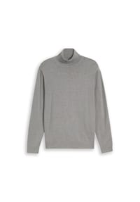 TOM TAILOR - Rollkragenpullover, Baumwolle, für Herren - 29999 BLACK