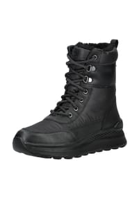GEOX - Leder/Textil Stiefelette - Schwarz