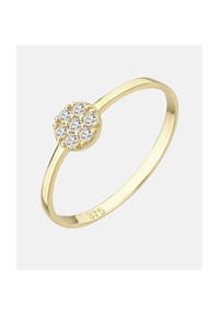 VANLERÉ - Cluster Ring, mit Zirkonia, 375 Gelbgold - gold
