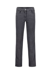 BETTY BARCLAY - Stretch-Hose mit elastischem Bund - Grey Denim