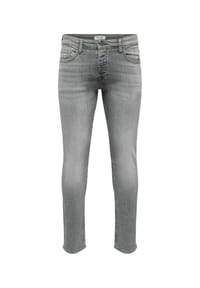 ONLY & SONS - Jeans Loom Slim Grey lange Hose - hellgrau
