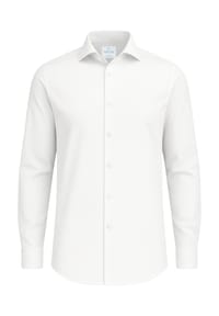 Vercate - Knitterfreies Businesshemd, Bambus, Regular Fit, Langarm, für Herren - blau