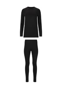 ENDURANCE ATHLECIA - Funktionswäsche-Set Leray mit atmungsaktiver Eigenschaft - 1001 Black