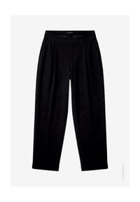 zero - Casual-Hose mit Bundfalten - Black Beauty