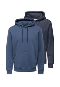 ONLY & SONS - Sweatshirt / Hoodie 2er Pack Ceres - Blau / dunkelblau