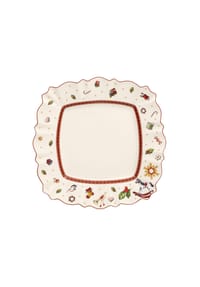 Villeroy & Boch Speiseteller eckig Toy's Delight - Toy's Delight - rot