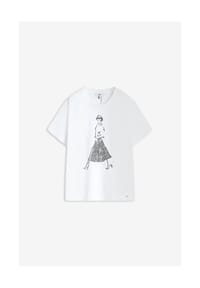 CINQUE - T-Shirt "Tuci", Baumwolle, für Damen - 0 01 - WEISS