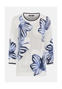 olsen - Pullover, 3/4-Arm, für Damen - 40173 INK BLUE
