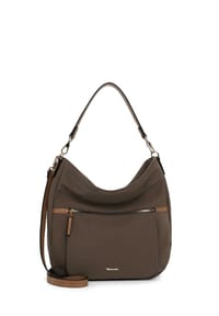 Tamaris - GERTRAUD Schultertasche, Kunstleder, Emblem, für Damen - 100 BLACK