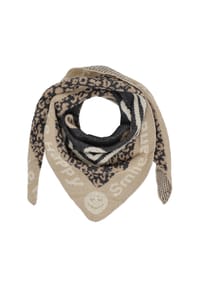 MANGUUN - Schal, für Damen - BLACK, BEIGE