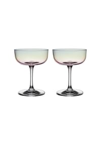 like. by Villeroy & Boch Sekt-/Champagnerschale, Set 2tlg Like Pearl - Like Glass - bunt