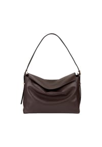 DuDu - Schultertasche Leder 30 cm - brown