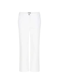 GOLDNER - Weite 7/8-Jeans VERA mit Formbund - weiß