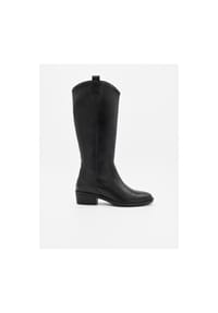 ROSA amada - lässige Stiefelette für Damen, schwarz - schwarz