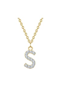 GLANZSTÜCKE MÜNCHEN - Damen Kette aus 925/- Sterling Silber in Gelbgold mit Zirkonia - gelbgold