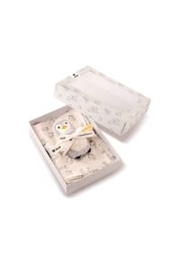Steiff - Steiff Baby Geschenkset Lio Pinguin - GRAU/WEISS