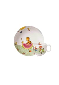 Villeroy & Boch Kindergeschirr Hungry as a Bear 2er Set bunt - HUNGRY AS A BEAR - bunt