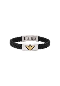 EMPORIO ARMANI - Emporio Armani ID-Armband für Herren schwarz, EGS3253040 - Zweifarbig
