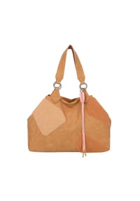 Fritzi aus Preußen Izzy - Shopper Izzy Medium Limited Happy mit moderner und weicher Flockung - Beige