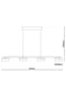 näve Leuchten LED Pendelleuchte "CIMO" L: 96cm Bild 9