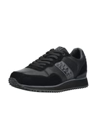 NAPAPIJRI - Veloursleder/Microfaser Sneaker F6COSMOS01 - Schwarz