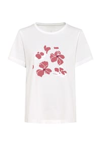 TOM TAILOR - T-Shirt, Baumwolle, für Damen - 10315 WHISPER WHIT