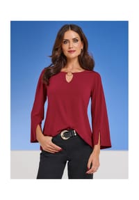heine - Shirt - dunkelrot