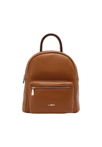 L.CREDI BUDAPEST - Rucksack "Budapest", Emblem, uni, für Damen  - COGNAC